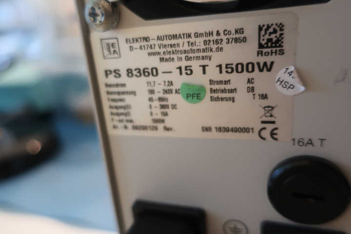 954770-9 Laboratory power supply, EA-PSI 8360-15 T