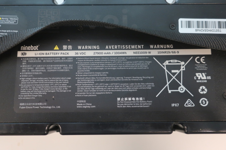954775-3 20 batteries for Ninebot electric scooter