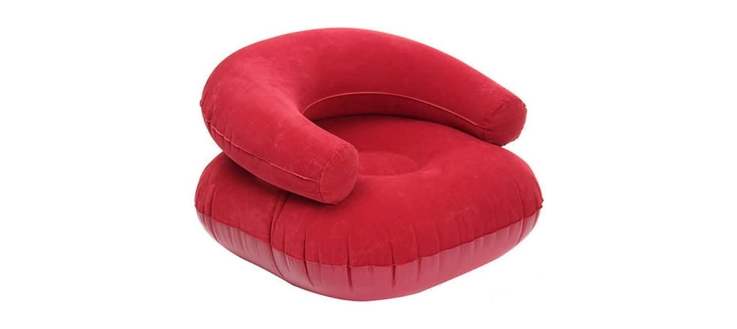 1026988-1 4 inflatable armchairs Red