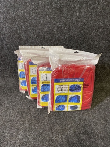 1026988-2 4 inflatable armchairs Red