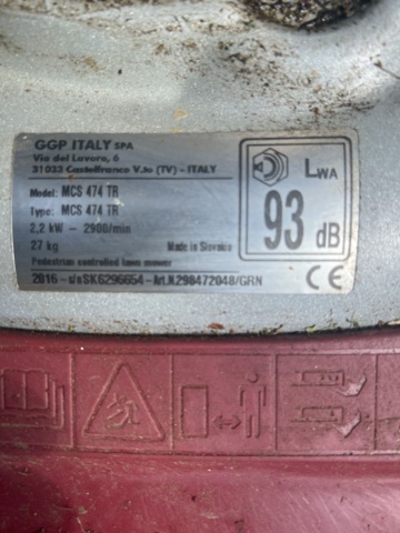 897274-4 GGP lawnmower with operation