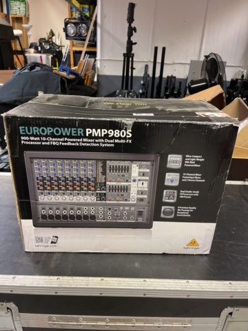1012969-2 Behringer Europower PMP980S Mixer with built-in Power Stage NEW in box