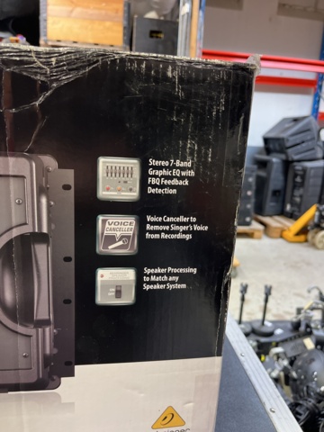 1012969-6 Behringer Europower PMP980S Mixer with built-in Power Stage NEW in box