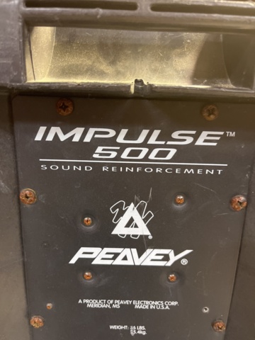 1012980-9 4 pcs PEAVEY Impulse 500 15" passive
