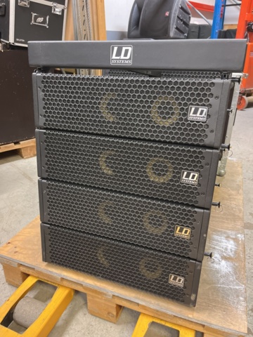 1012981-3 8pcs LD SYSTEMS VA4 with flight mount, LD DPA-260 Splitter filter