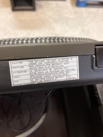 1012993-9 Technics SL-1210MK2 Turntable