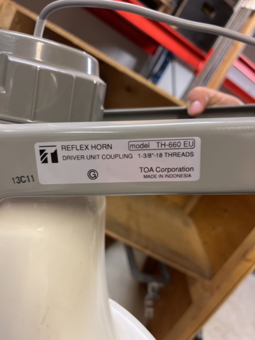 1012995-7 4 horn speakers TOA TU651 50W