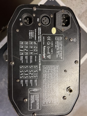 1013004-7 2 light scanners Futurelight DJ-Scan 250