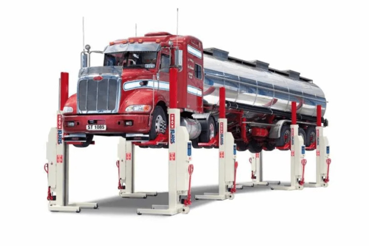 1032414-2 4 Stertil Koni ST 1075 - mobile lifting stands for heavy vehicles. Lifting capacity: 7,500 kg / pc