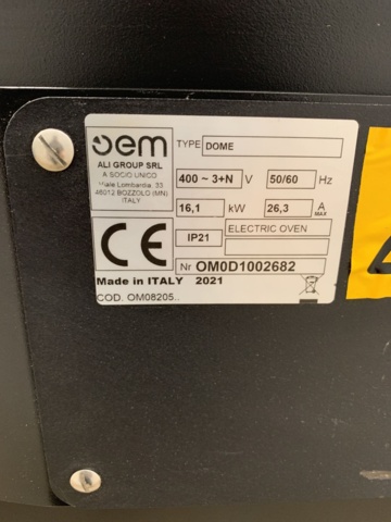 1032629-13 Oem Dome pizza oven