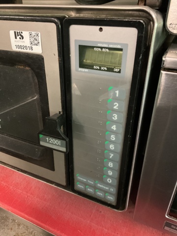 1002018-2 Restaurant microwave