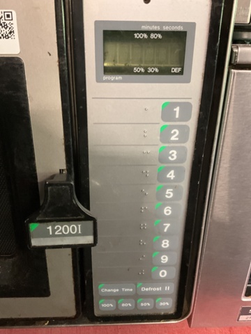 1002018-6 Restaurant microwave
