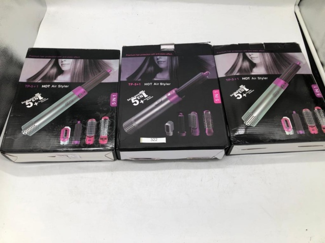 1032708-1 3 hot air stylers - Shipping included (322)