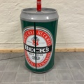 1032816-1 Beck's beer keg with speaker