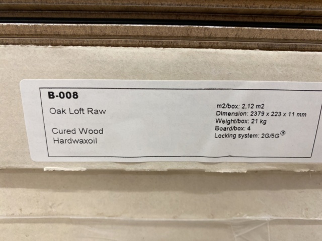 1024581-6 Parquet floor Oak approx. 40m2