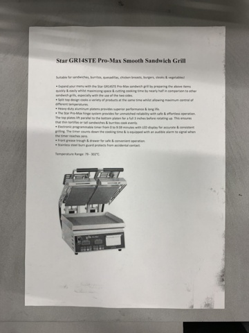 1032987-4 Frying pan with grill press Star Pro-Max