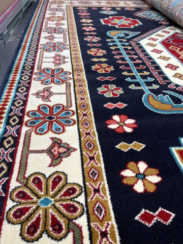 990329-4 Patterned floor mat, 300x200cm