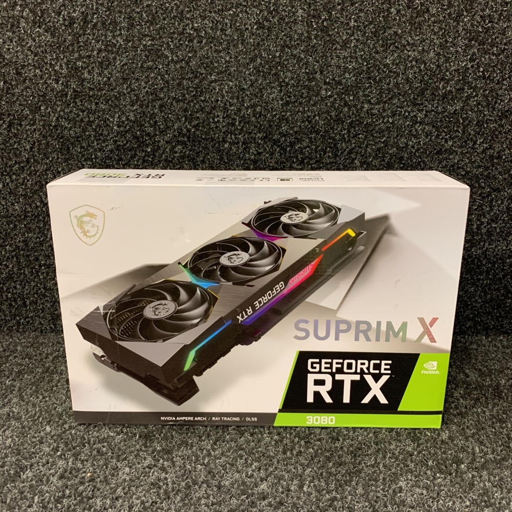 Graphics card MSI GeForce RTX 3080 SUPRIM X 10G LHR | PS Auction