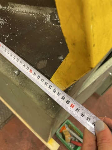 1023404-16 Aluminum hood Emmegi 500 SCA -1992