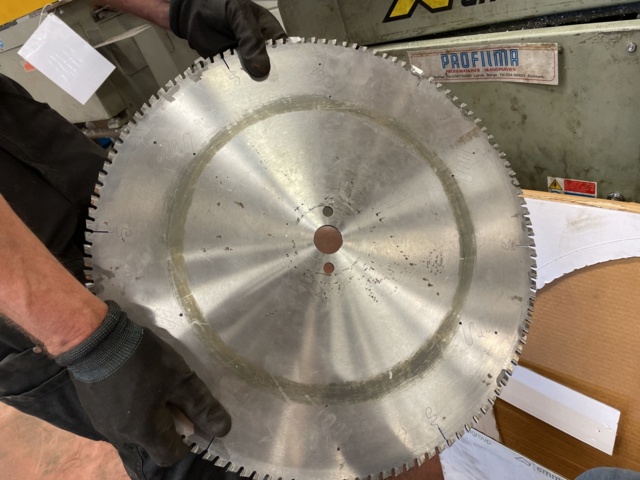 1023404-21 Aluminum hood Emmegi 500 SCA -1992