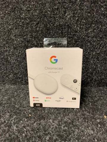 1033351-3 4th generation Google Chromecast (4K) with Google TV