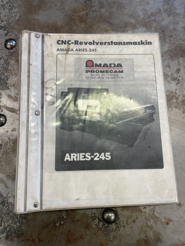 1023416-41 Punching machine Amada Promecam Aries 245 -1990 with tools