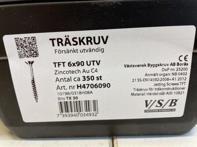 998575-3 Wood screws, facade screws & fittings/anchor screws 2300 screws