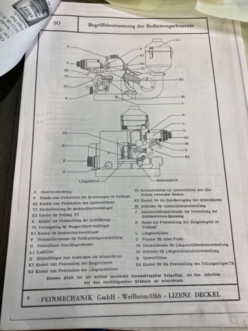 1023423-11 Grinding machine Feinmechanik GMBH S0/71-14393a