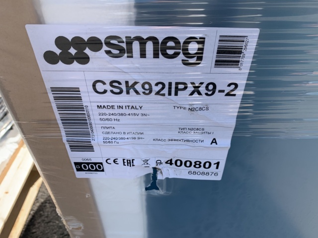 882969-4 Induction cooker 90x60 cm Stainless steel Smeg CSK92IPX9-2