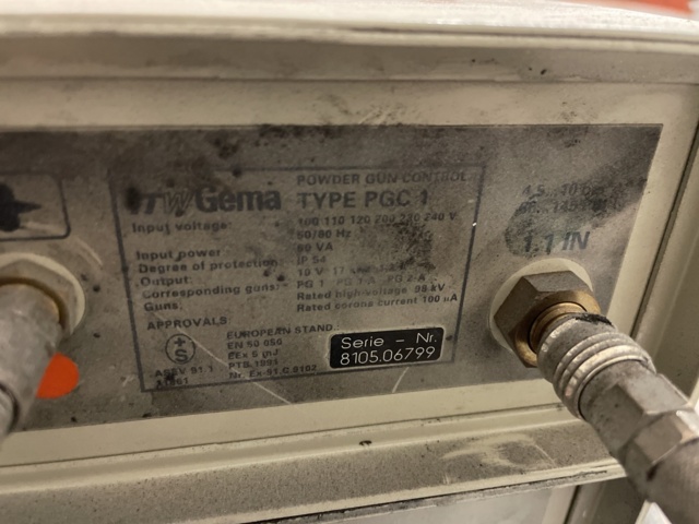 1023438-13 Manual powder system ITW Gema -1999