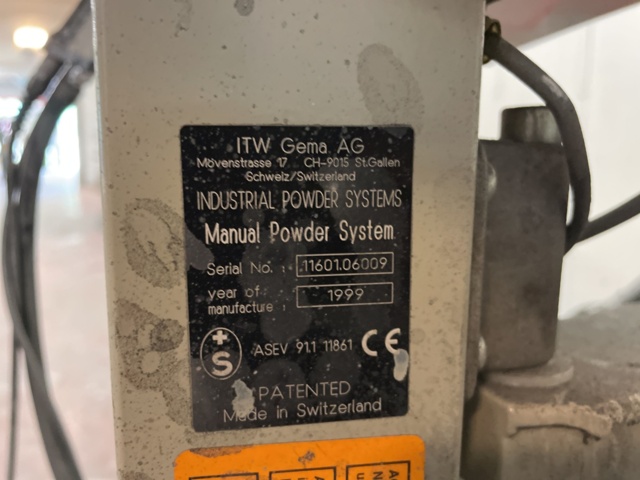 1023438-19 Manual powder system ITW Gema -1999
