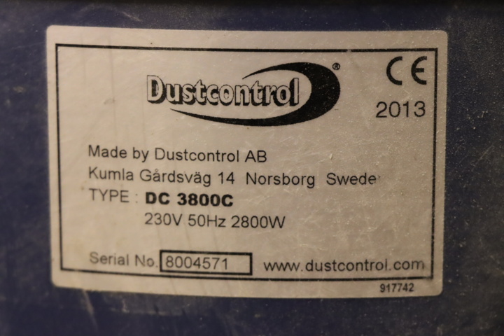 931423-6 Dustcontrol DC 3800 dust separator