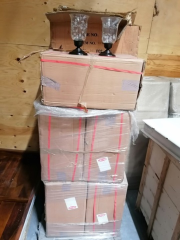 1037667-4 Large batch of 150 hand-engraved brass lanterns