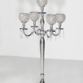 1037768-1 Candelabra in crystal/aluminum