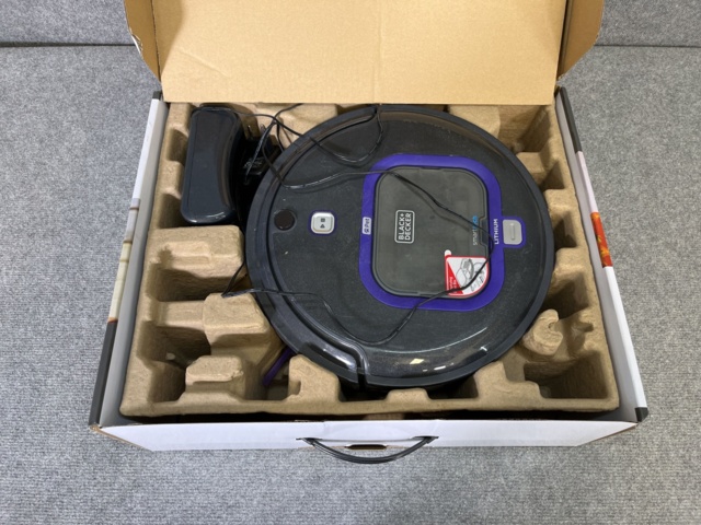 869097-2 Robot vacuum cleaner, Black + Decker RVA420BP