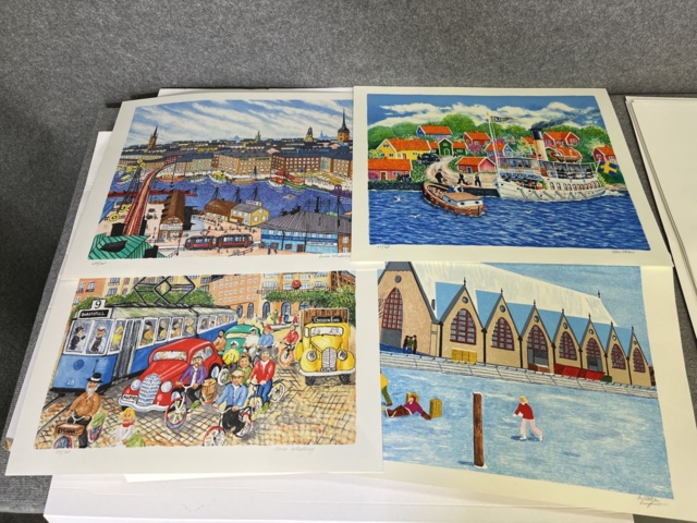 869100-2 Collection with various lithographs