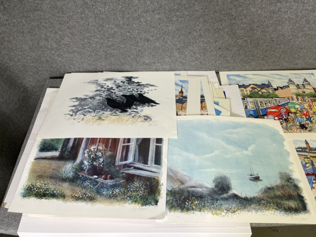 869100-3 Collection with various lithographs