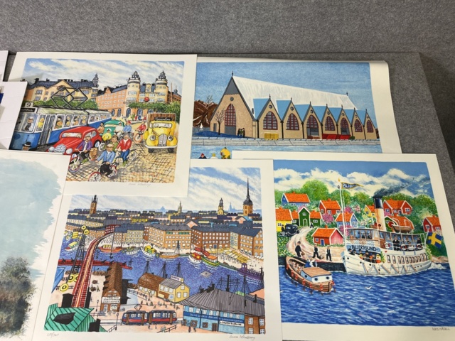 869100-4 Collection with various lithographs