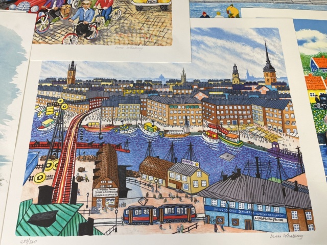 869100-7 Collection with various lithographs