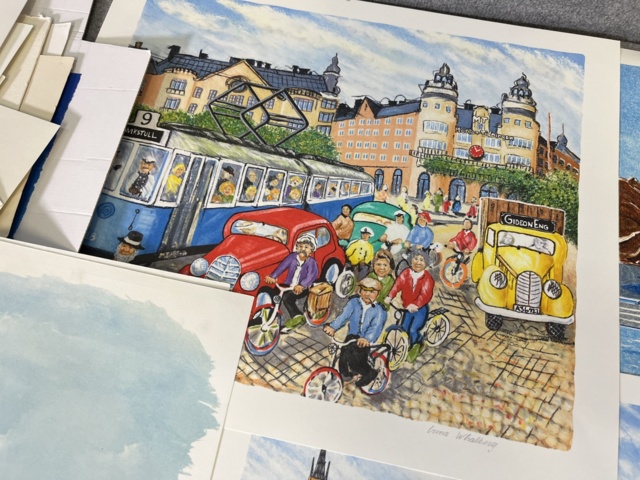 869100-8 Collection with various lithographs