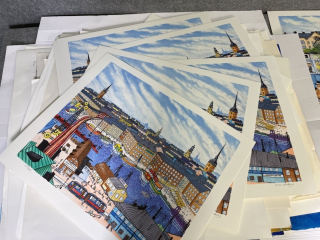 869100-13 Collection with various lithographs