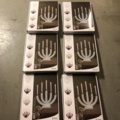 1033161-1 6 Eli candle holders - Shipping included (389)