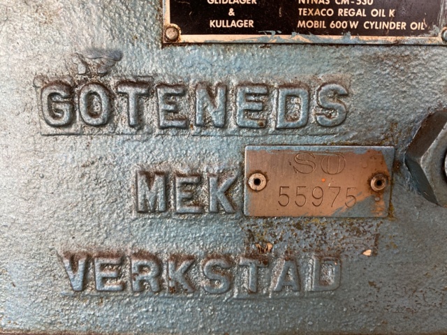 1024585-8 Round roller Göteneds RB-1 (1000x1mm)