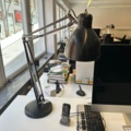 991592-2 Desk lamp/architect lamp L-1 Luxo with table base