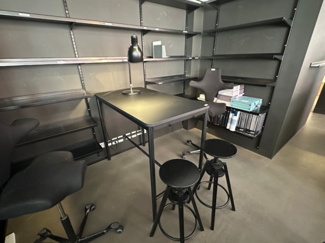 991621-4 Table Tommared, bar stool Dalfred and desk lamp Ikea