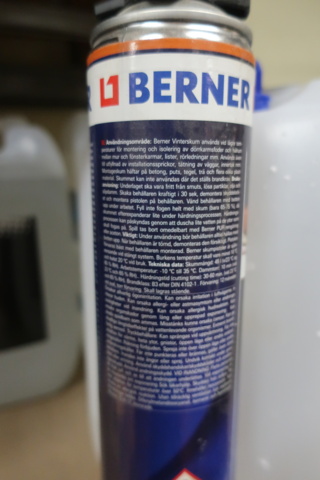 1029212-5 10 cartons Winter foam, Berner VS 750