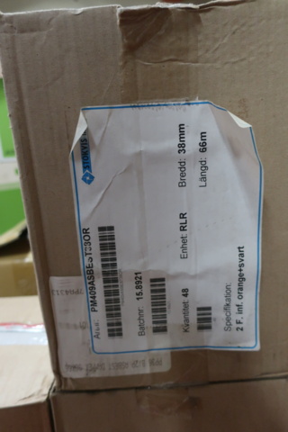 1029248-2 Pallet with joint tape, asbestos tape, construction tape, etc