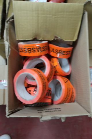 1029248-3 Pallet with joint tape, asbestos tape, construction tape, etc