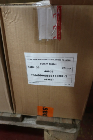 1029248-4 Pallet with joint tape, asbestos tape, construction tape, etc