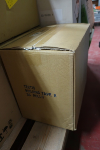 1029248-6 Pallet with joint tape, asbestos tape, construction tape, etc